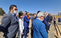 ANDZOA  / Visite du chantier de construction du Centre National de l’Arganier à Agadir ; et visite du périmètre de transplantation des Arganiers adultes à la commune de Tidssi à Taroudant.